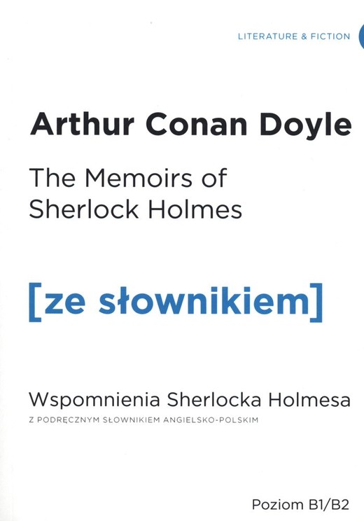 okładka The memoirs of Sherlock Holmes wspomnienia Sherlocka Holmesa z podręcznym słownikiem angielsko-polskim książka