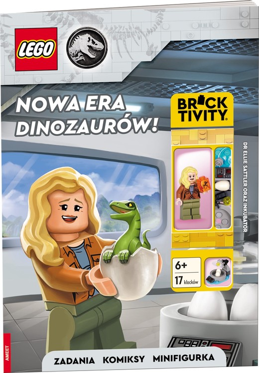 okładka Lego Jurassic World Nowa Era Dinozaurów LNC-6205P1 książka