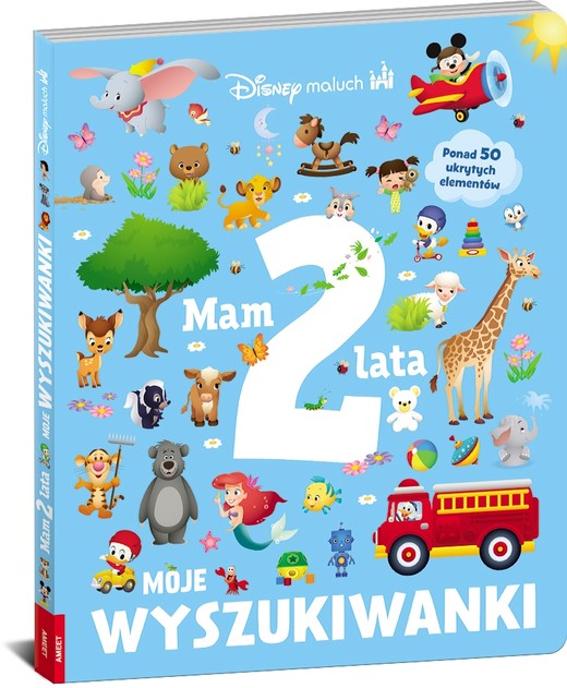 okładka Disney Maluch Moje Wyszukiwanki mam 2 lata SFM-9201 książka