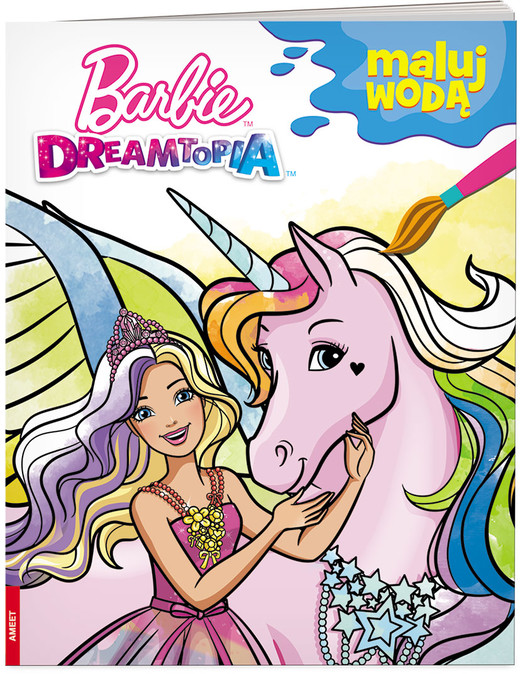 okładka Barbie dreamtopia maluj wodą MW-1401 książka | Opracowanie zbiorowe