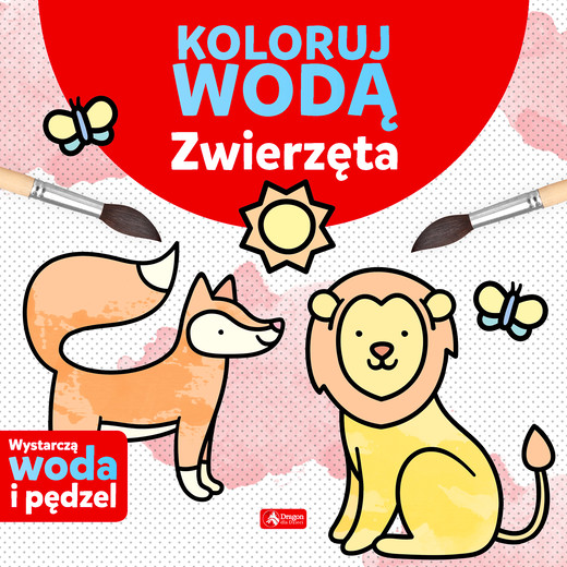 okładka Zwierzęta. Koloruj wodą książka | Tkocz Justyna