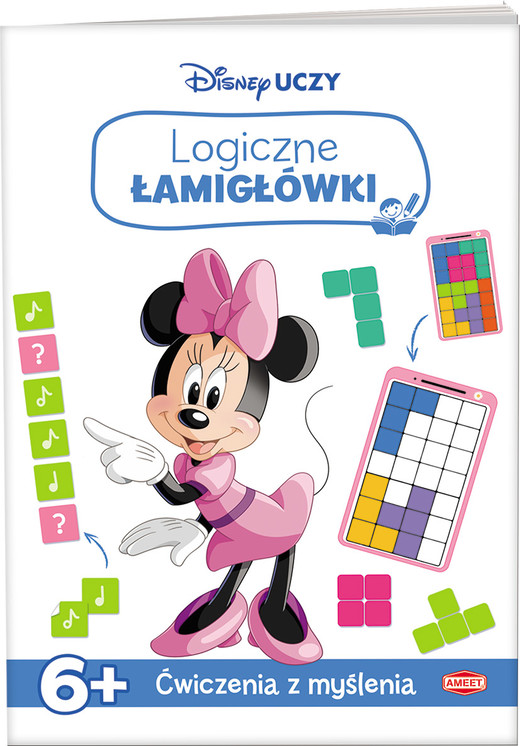 okładka Disney uczy Minnie Logiczne łamigłówki ŁAM-9303 książka | Opracowanie zbiorowe