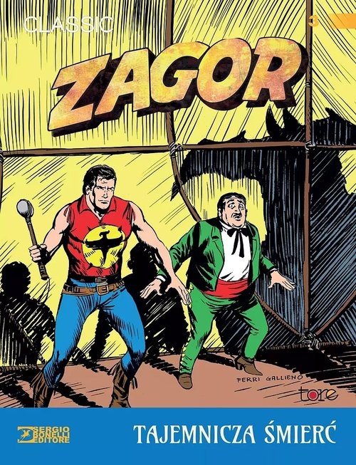 okładka Zagor Classic 3 Tajemnicza śmierć książka | Ferri Gallieno, Guido Nolitta