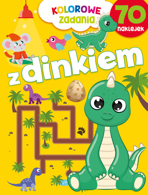 okładka Kolorowe zadania z dinkiem książka