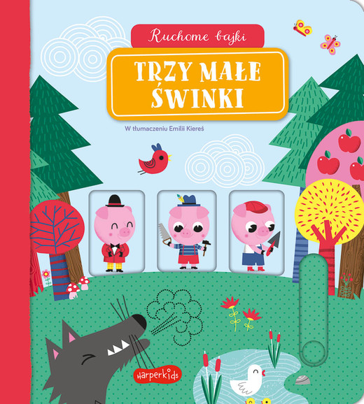okładka Trzy małe świnki. Ruchome bajki książka