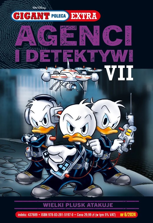 okładka Agenci i Detektywi VII. Wielki plusk atakuje. Gigant Poleca Extra. Tom 6/2024 książka