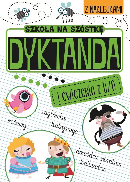 okładka Dyktanda na ó/u Szkoła na szóstkę książka