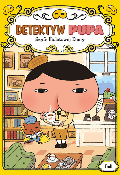 okładka Szyfr Fioletowej Damy. Detektyw Pupa książka | Troll