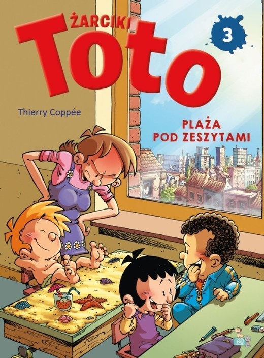okładka Plaża pod zeszytami. Żarciki Toto. Komiks. Tom 3 książka