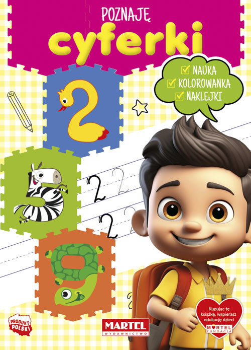 okładka Poznaję cyferki książka