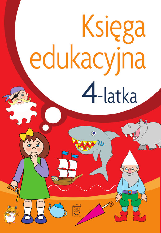 okładka Księga edukacyjna 4-latka książka | Śniarowska Julia