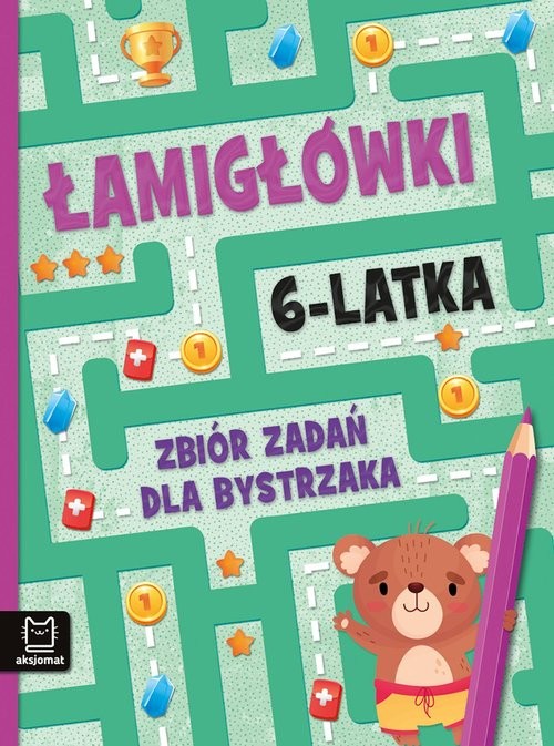 okładka Łamigłówki 6-latka. Zbiór zadań dla bystrzaka książka