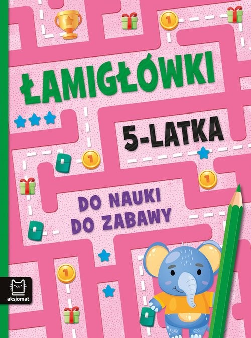 okładka Łamigłówki 5-latka. Do nauki do zabawy książka