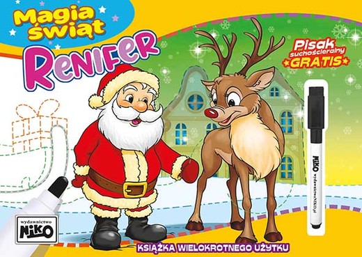 okładka Renifer. Magia świąt książka