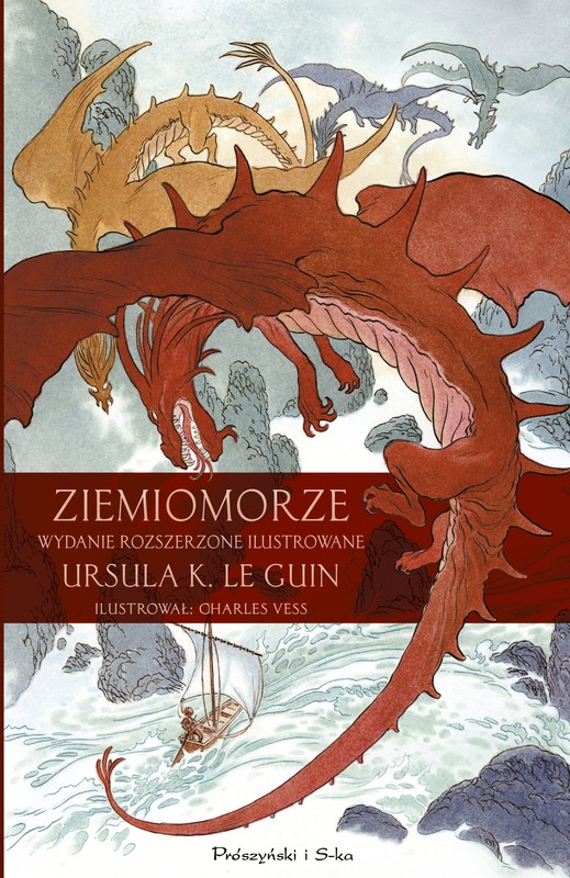 okładka Ziemiomorze. Wydanie rozszerzone ilustrowane (barwione brzegi) ebook | epub, mobi | Ursula K. Le Guin