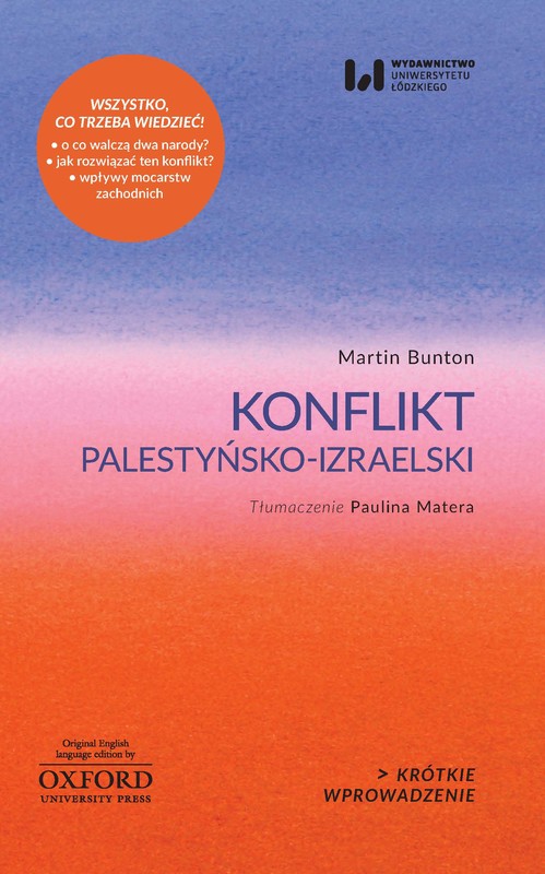 okładka Konflikt palestyńsko-izraelski ebook | epub, mobi | Martin Bunton