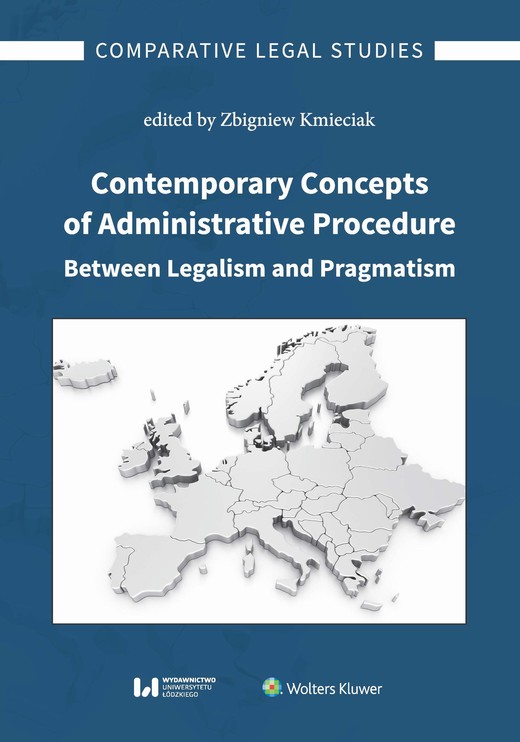 okładka Contemporary Concepts of Administrative Procedure Between Legalism and Pragmatism ebook | pdf | Praca Zbiorowa