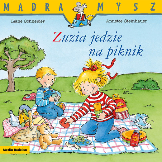 okładka Zuzia jedzie na piknik. Mądra Mysz książka | Anette Steinhauer