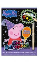 okładka Peppa Pig Ale zdrapka! cz.2 Zabawa na medal! książka | Praca Zbiorowa