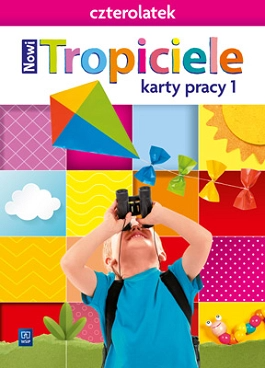 okładka Nowi Tropiciele Czterolatek karty pracy cz.1 książka