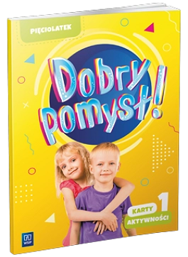 okładka Dobry pomysł! Pięciolatek karty aktywności cz.1 książka