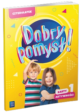 okładka Dobry pomysł! Czterolatek karty aktywności cz.1 książka