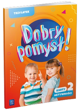 okładka Dobry pomysł! Trzylatek karty aktywności cz.2 książka
