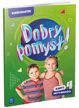 okładka Dobry pomysł! Sześciolatek karty aktywności cz.4 książka