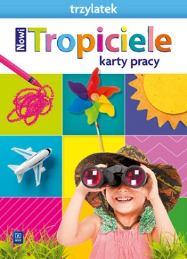 okładka Nowi Tropiciele Trzylatek karty pracy książka