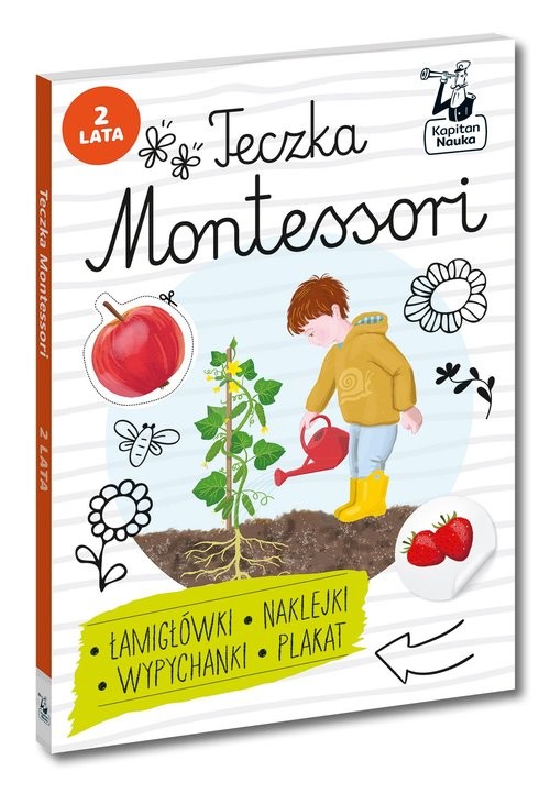 okładka Teczka Montessori 2 lata Kapitan Nauka książka