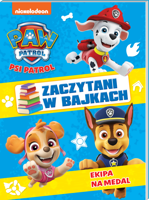 okładka Zaczytani w bajkach. Psi Patrol. Ekipa na medal Zaczytani w bajkach książka