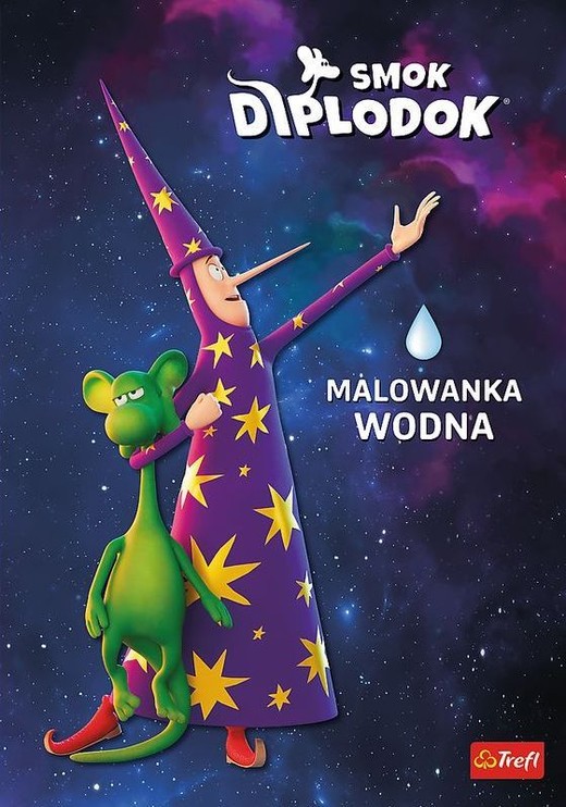 okładka Ks08448 Smok Diplodok. Malowanka wodna książka