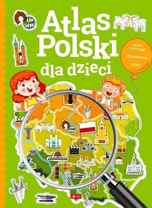 okładka Atlas Polski dla dzieci książka