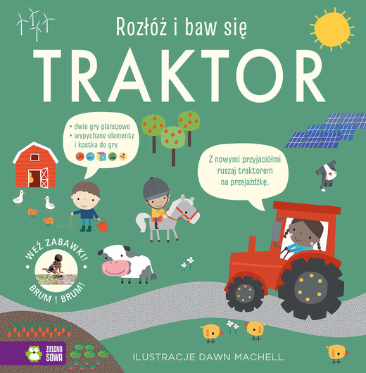 okładka Traktor. Rozłóż i baw się książka