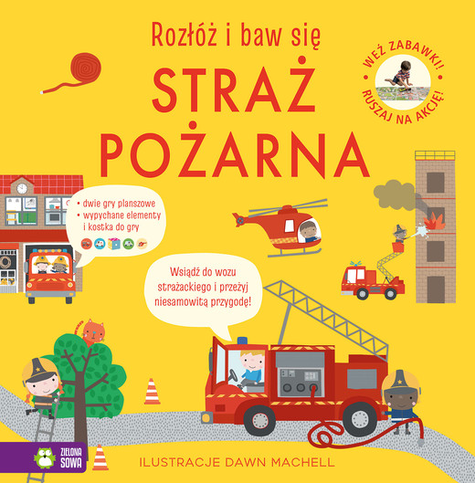 okładka Straż pożarna. Rozłóż i baw się książka
