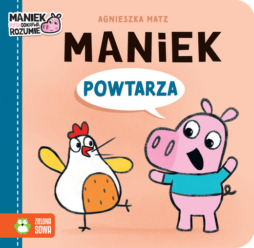 okładka Maniek powtarza. Maniek książka