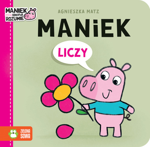 okładka Maniek liczy. Maniek książka