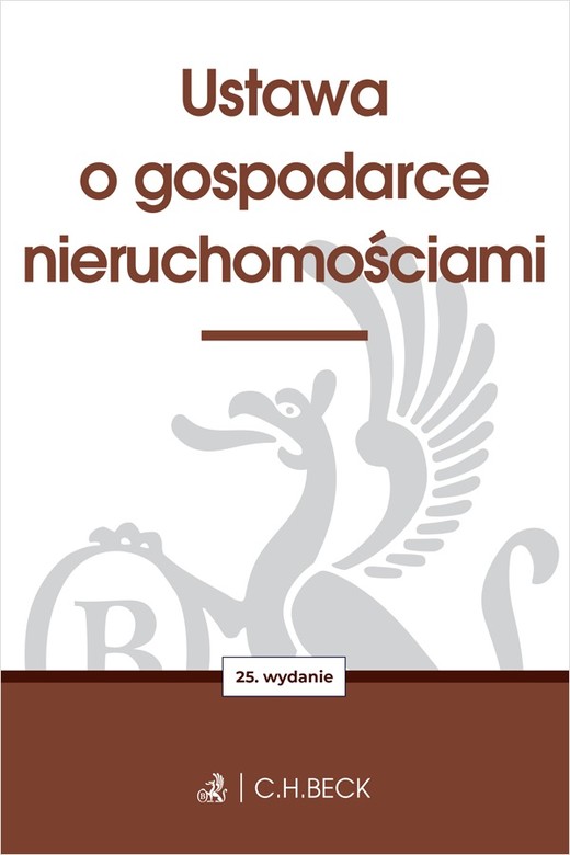okładka Ustawa o gospodarce nieruchomościami wyd. 25 książka