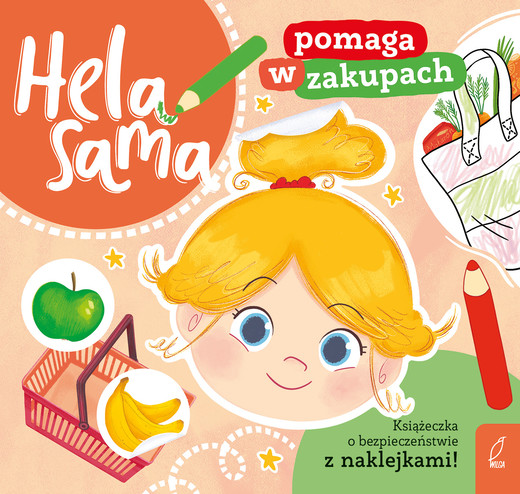 okładka Hela sama pomaga w zakupach książka