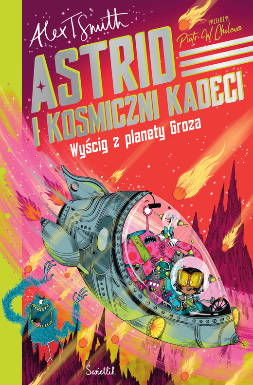 okładka Wyścig z planety Groza. Astrid i kosmiczni kadeci. Tom 2 książka
