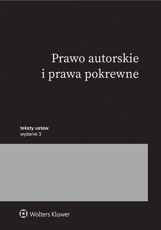 okładka Prawo autorskie i prawa pokrewne wyd. 2024 książka