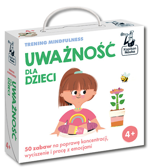 okładka Uważność dla dzieci. Trening mindfulness. Kapitan Nauka książka