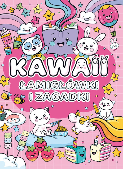 okładka Kawaii. Łamigłówki i zagadki książka