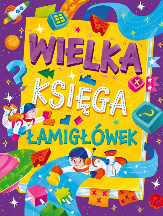 okładka Wielka księga łamigłówek książka