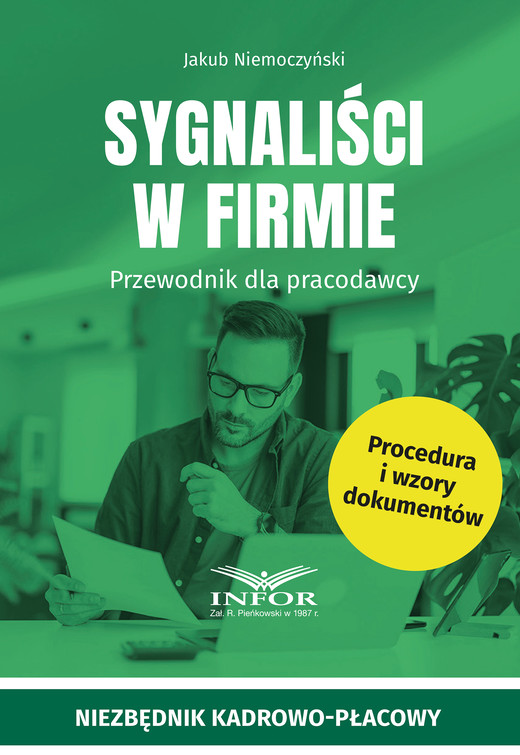 okładka Sygnaliści w firmie. Przewodnik dla pracodawcy ebook | pdf | Jakub Niemoczyński