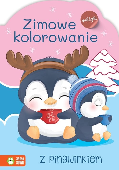 okładka Zimowe kolorowanie z pingwinem książka