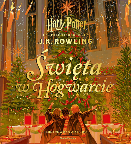 okładka Święta w Hogwarcie. Harry Potter książka | J.K. Rowling