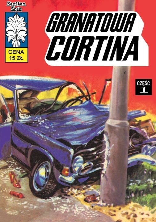 okładka Granatowa Cortina. Kapitan Żbik. Tom 47 książka