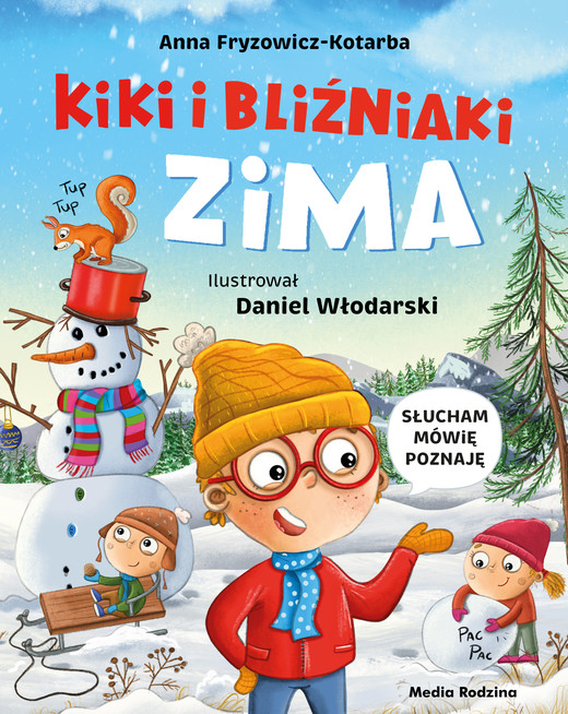 okładka Zima. Kiki i bliźniaki książka
