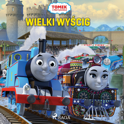 okładka Tomek i przyjaciele - Wielki wyścig audiobook | MP3 | Mattel